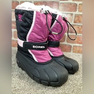 Sorel Snow Commander Big girls winter boots size 5